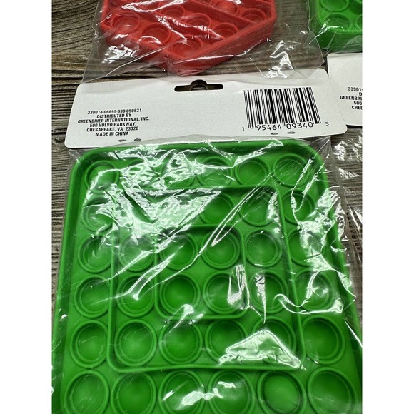 Push Popit Lot New Silicone Sensory Fidget Toy Bubble Poppers Stress Relief‎ 3+ - Picture 9 of 13